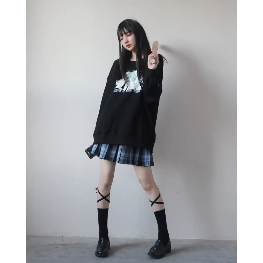 Autumn / Winter Print Holiday Sweatshirt J40497
