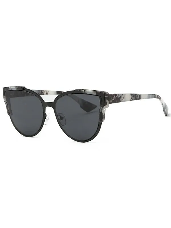 Awesome Trendsetter Print Cat Eye Sunglasses