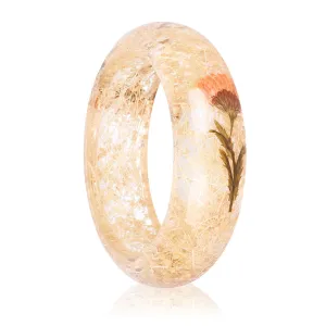 Beige Dried Flower Bangle