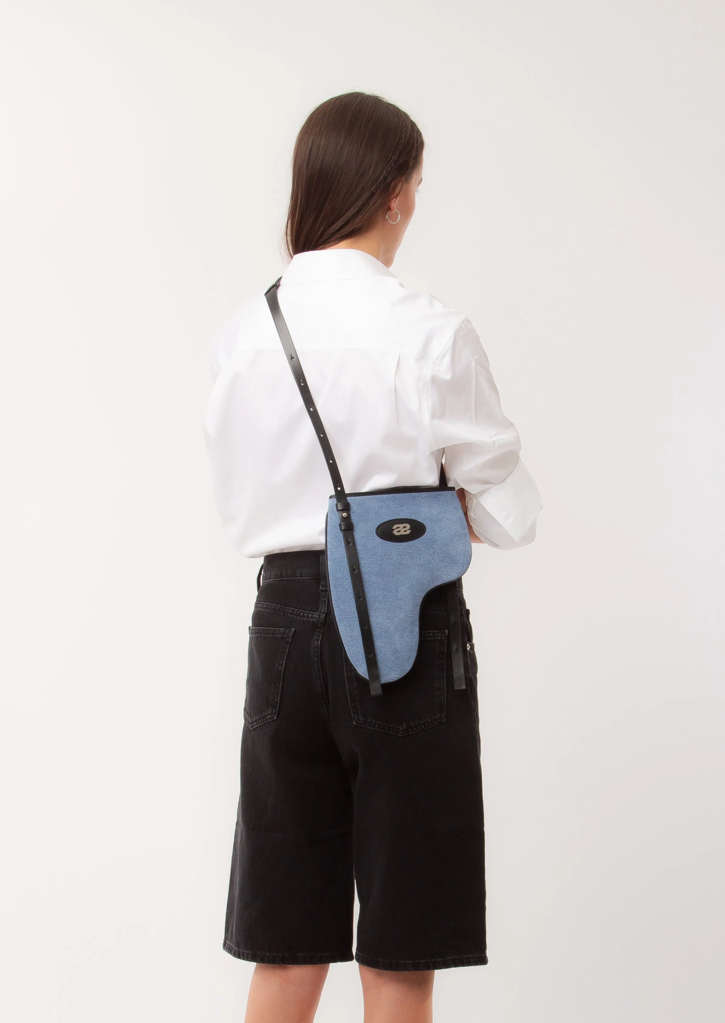Bellatrix - Suede Denim & Black