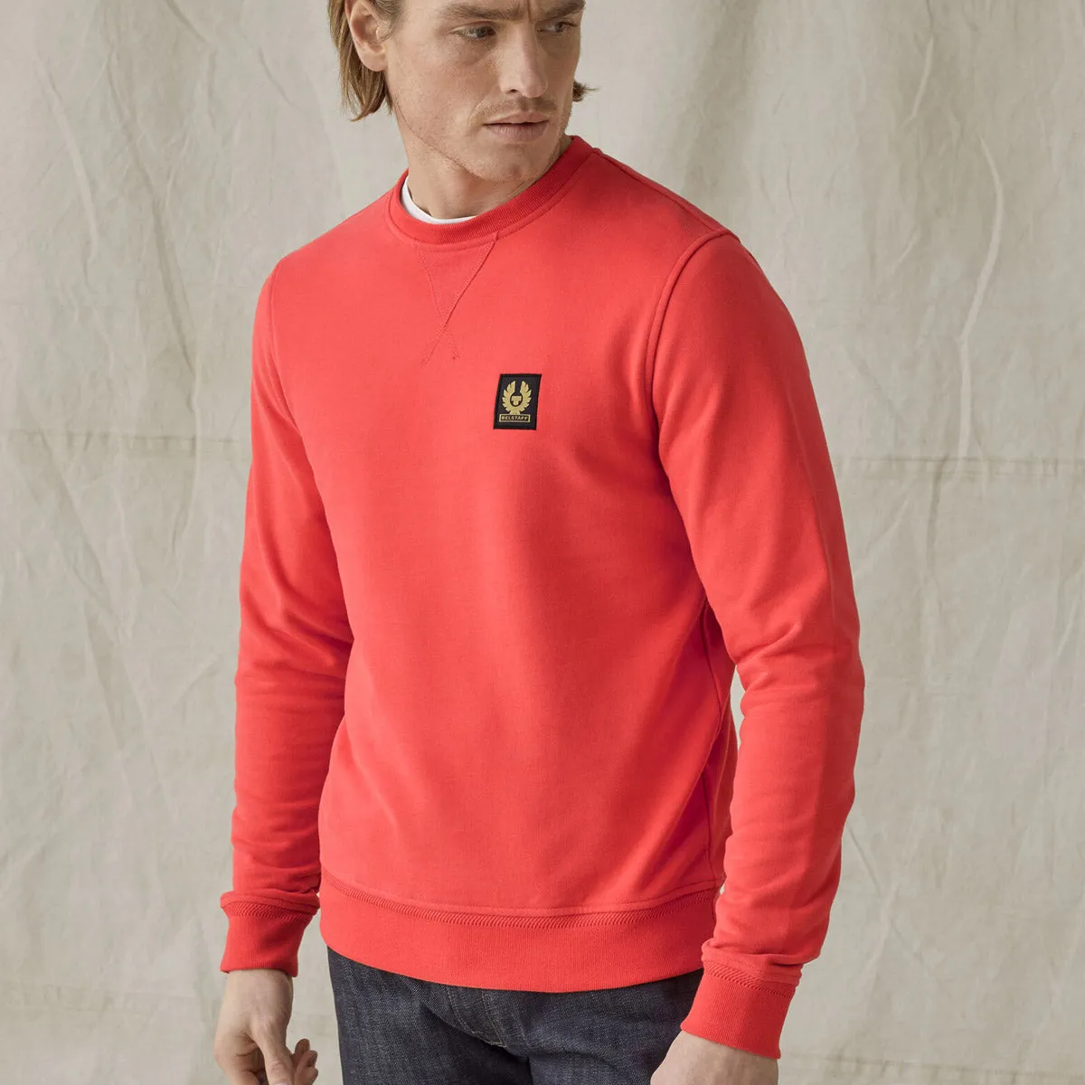 Belstaff - Sweatshirt in Dark Coral