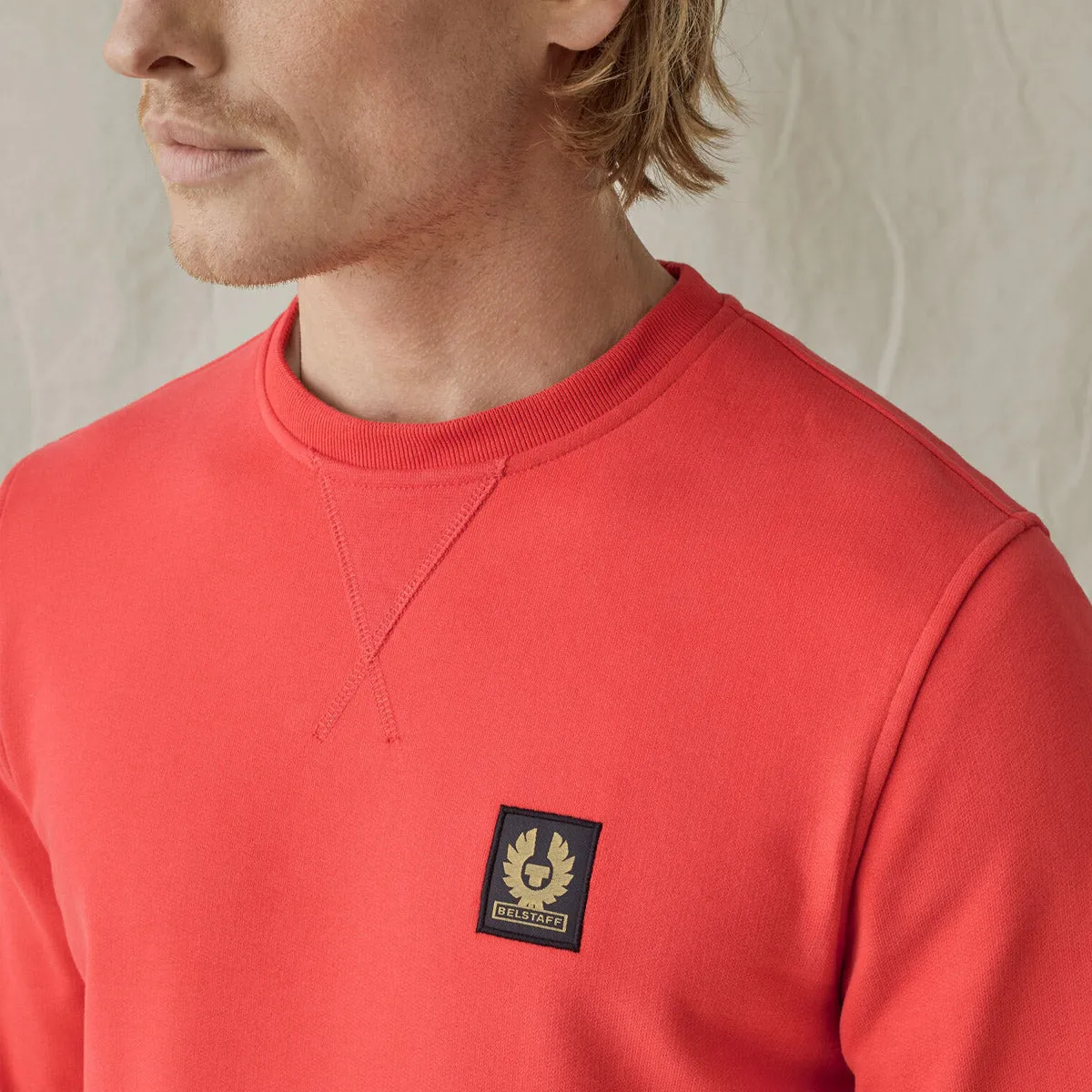 Belstaff - Sweatshirt in Dark Coral