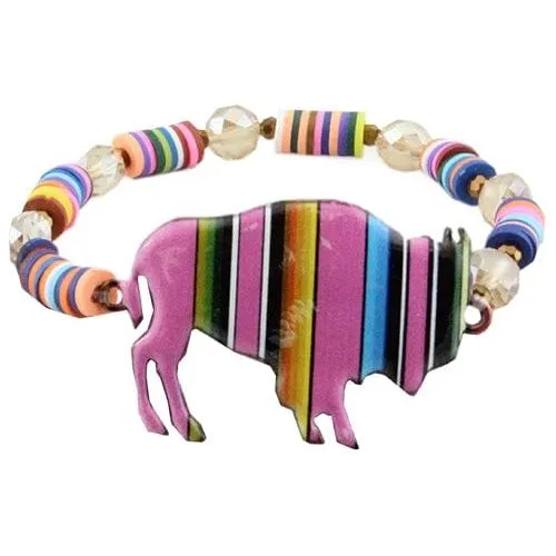 Bison Bracelet- Serape