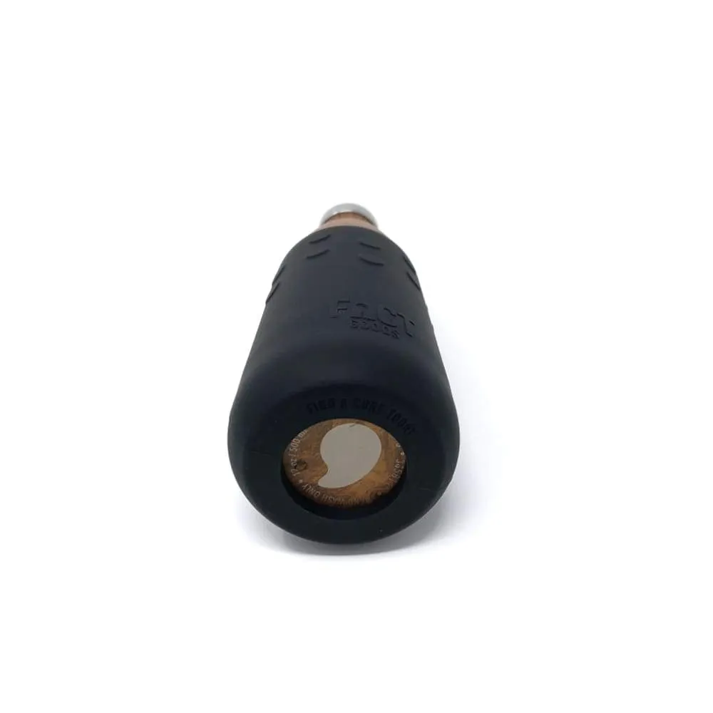 Black GiveGrip™ Silicone Water Bottle Sleeve compatible with 17oz Swell Bottles and 18-24oz Hydro Flask