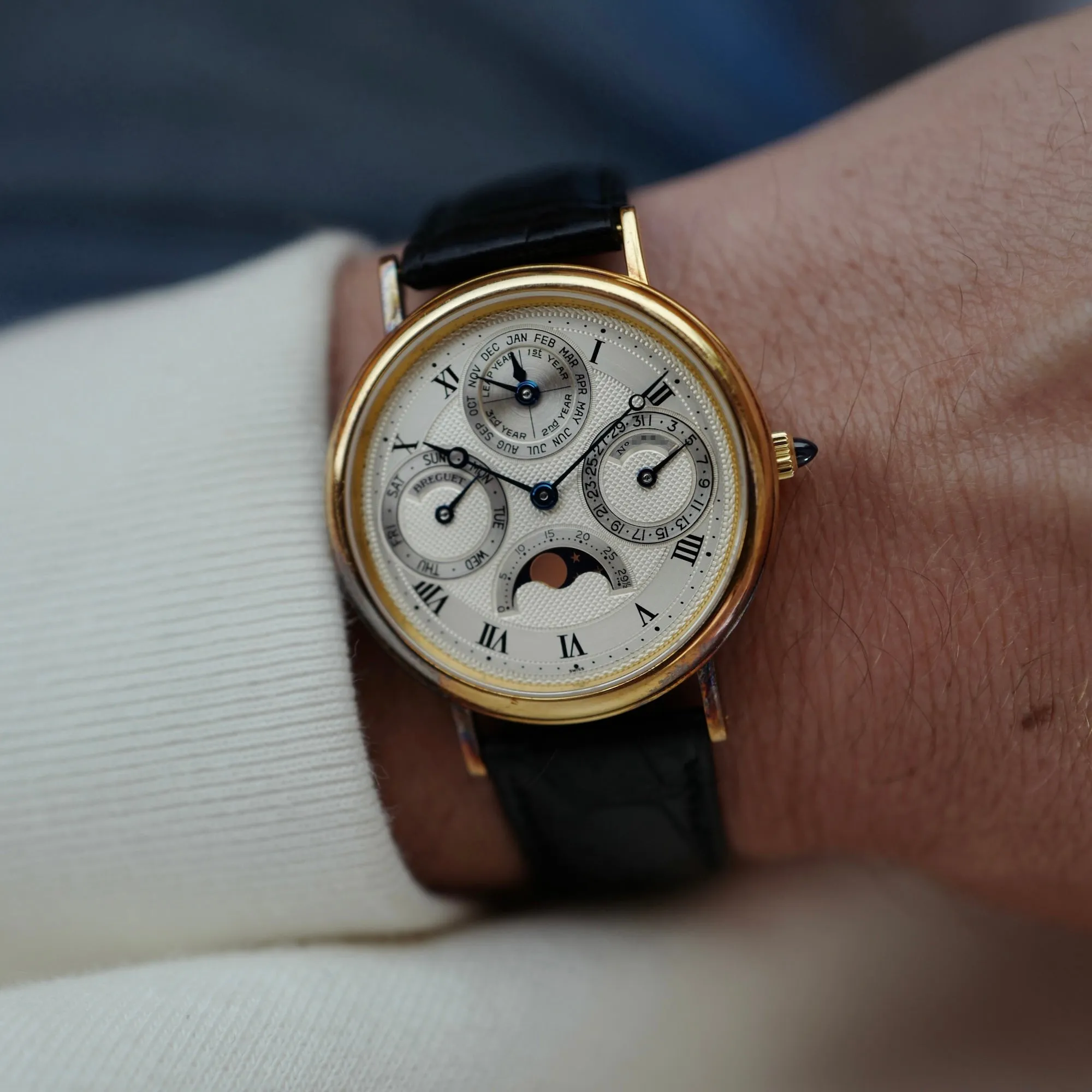 Breguet Yellow Gold Perpetual Calendar Watch Ref. 3050BA, Early Series
