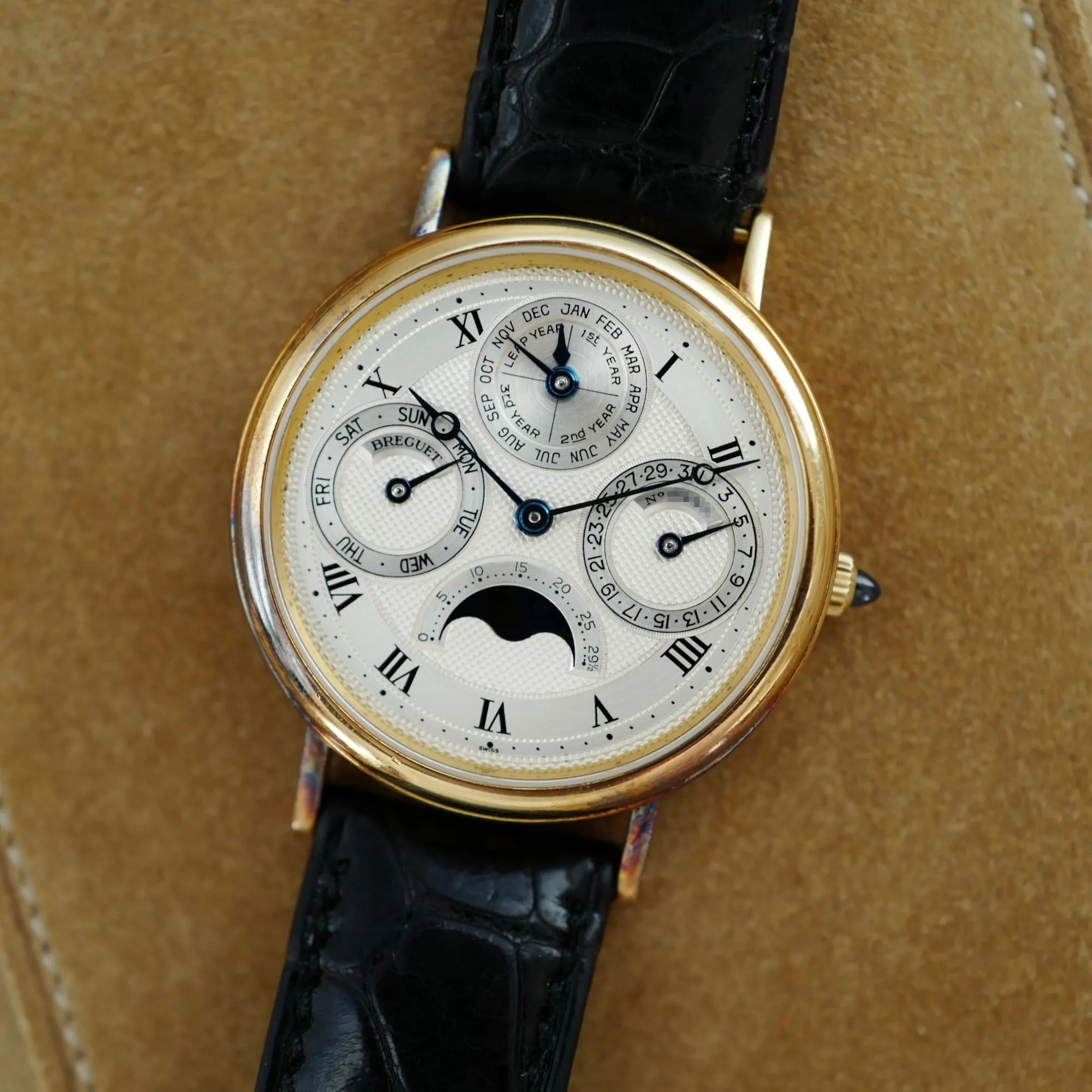 Breguet Yellow Gold Perpetual Calendar Watch Ref. 3050BA, Early Series