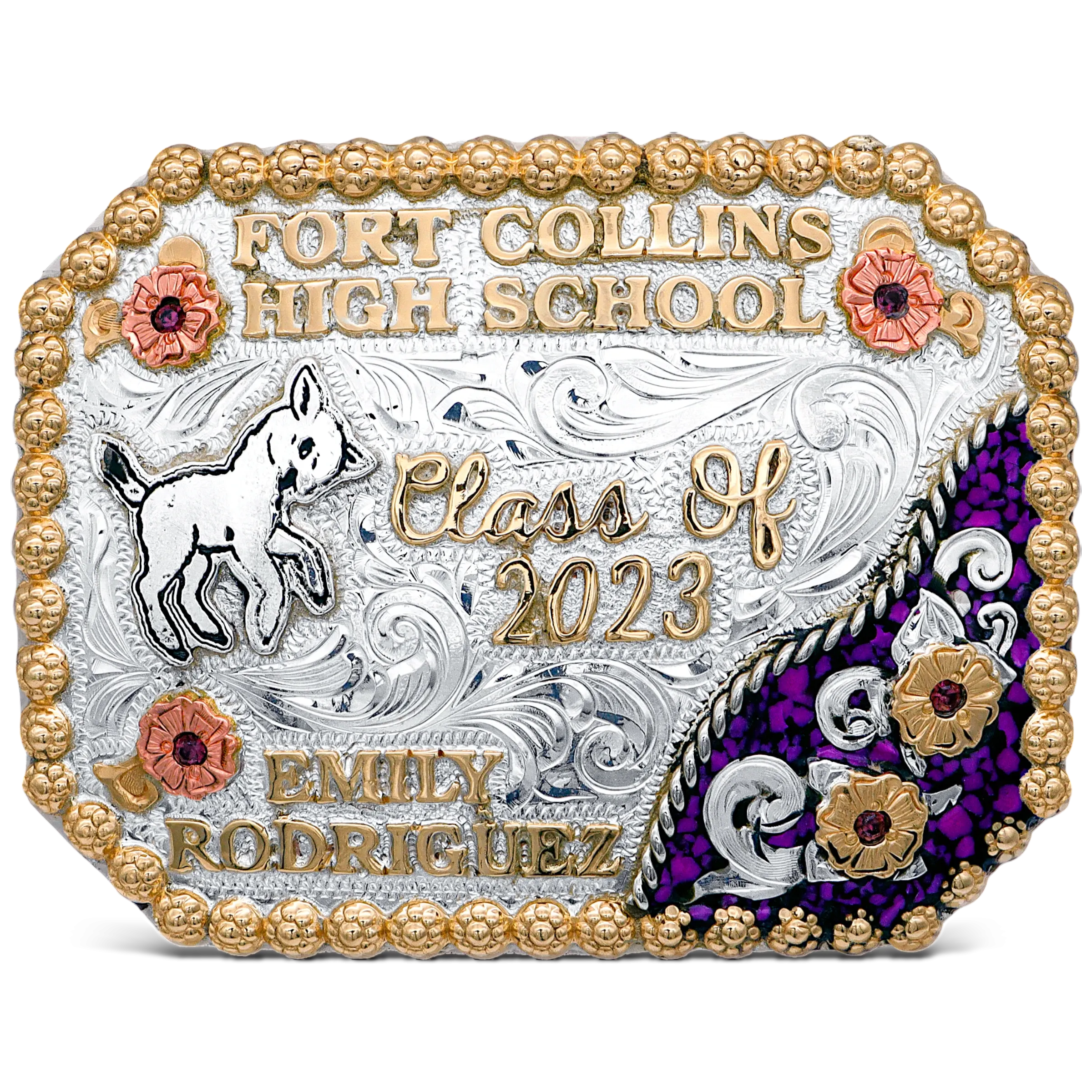 Brilliance Beyond Measure Custom Buckle