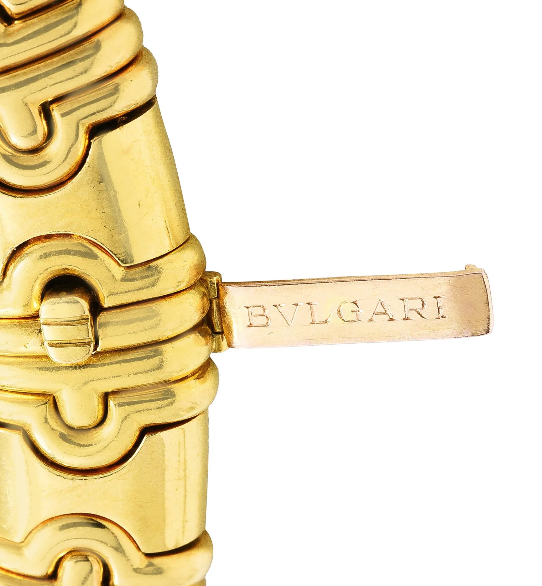 Bulgari 8.50 CTW Pavè Diamond 18 Karat Gold Vintage Parentesi Collar Necklace