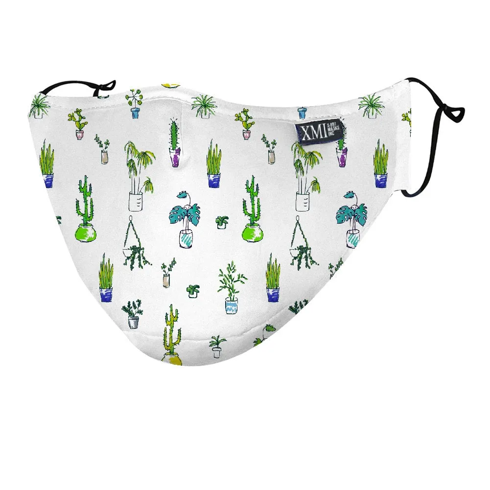 Cactus Plant printed mask