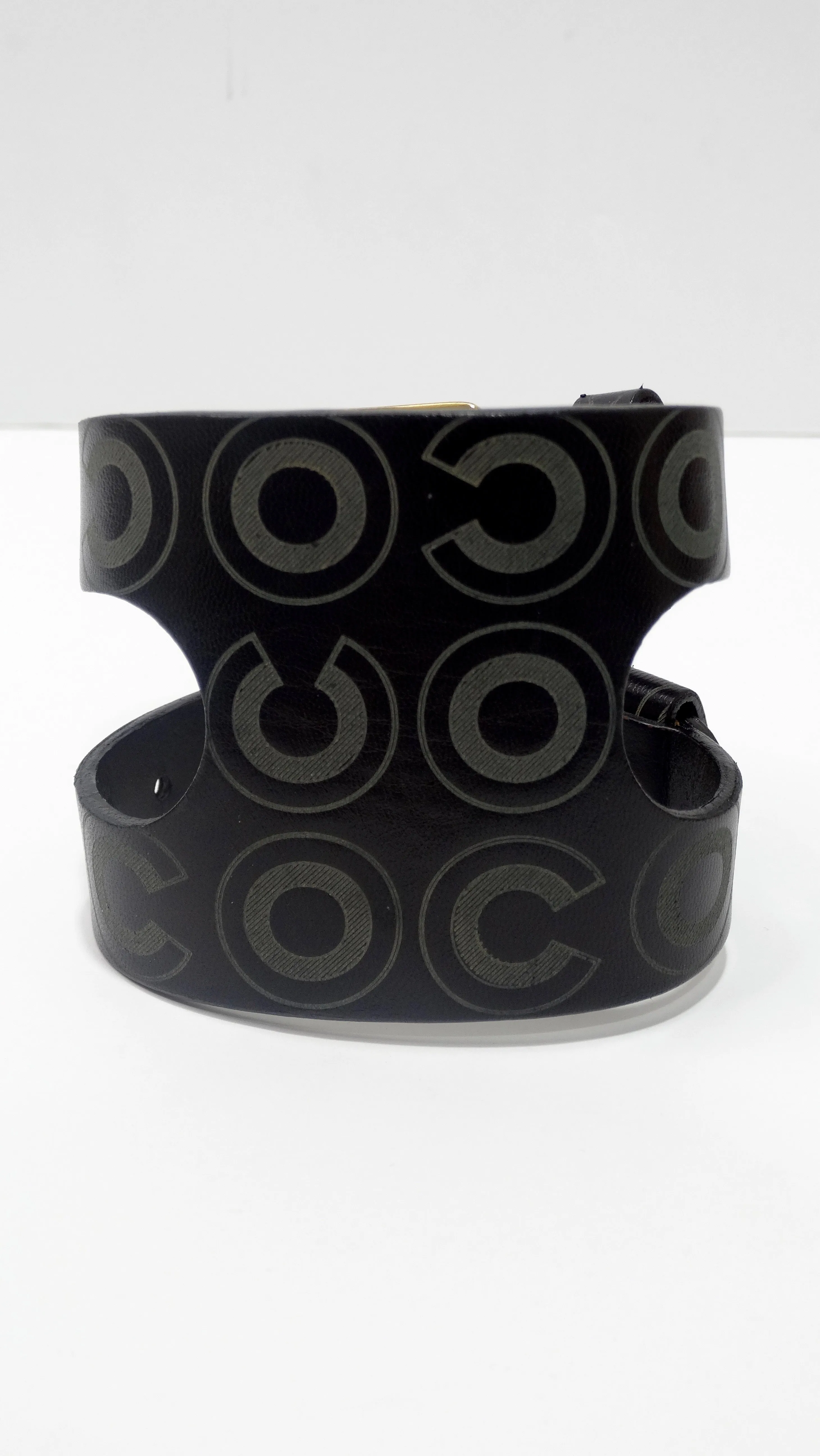 Chanel Leather 'Coco' Cuff