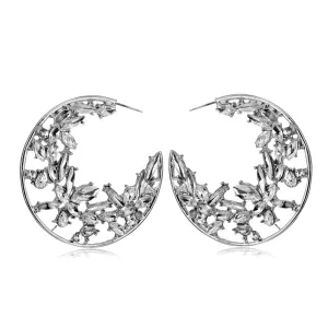 Charm Diamond Earrings Gold Plated Wholesale Women Beautiful Fashion Jewelry