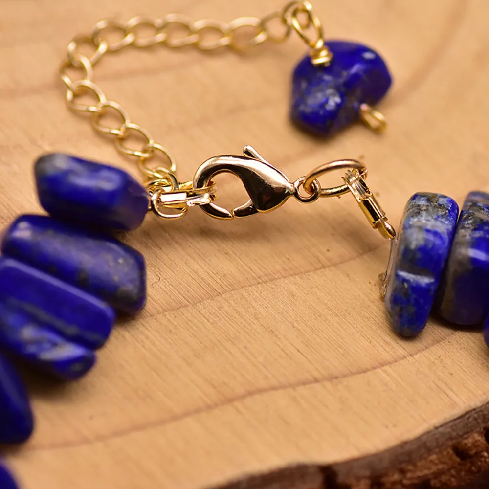 Charm Lapis lazuli Natural Freshwater Pearl Bracelet Fashion Beautiful Jewelry