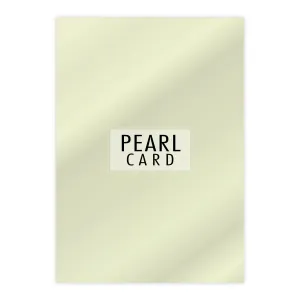 Chloes A4 Luxury Pearl Card 10 Sheets Opal