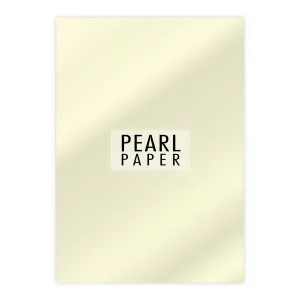 Chloes A4 Luxury Pearl Paper 10 Sheets Opal