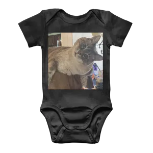 Classic Baby Onesie Bodysuit - Siamese Cat - Rescue Pets - Chena
