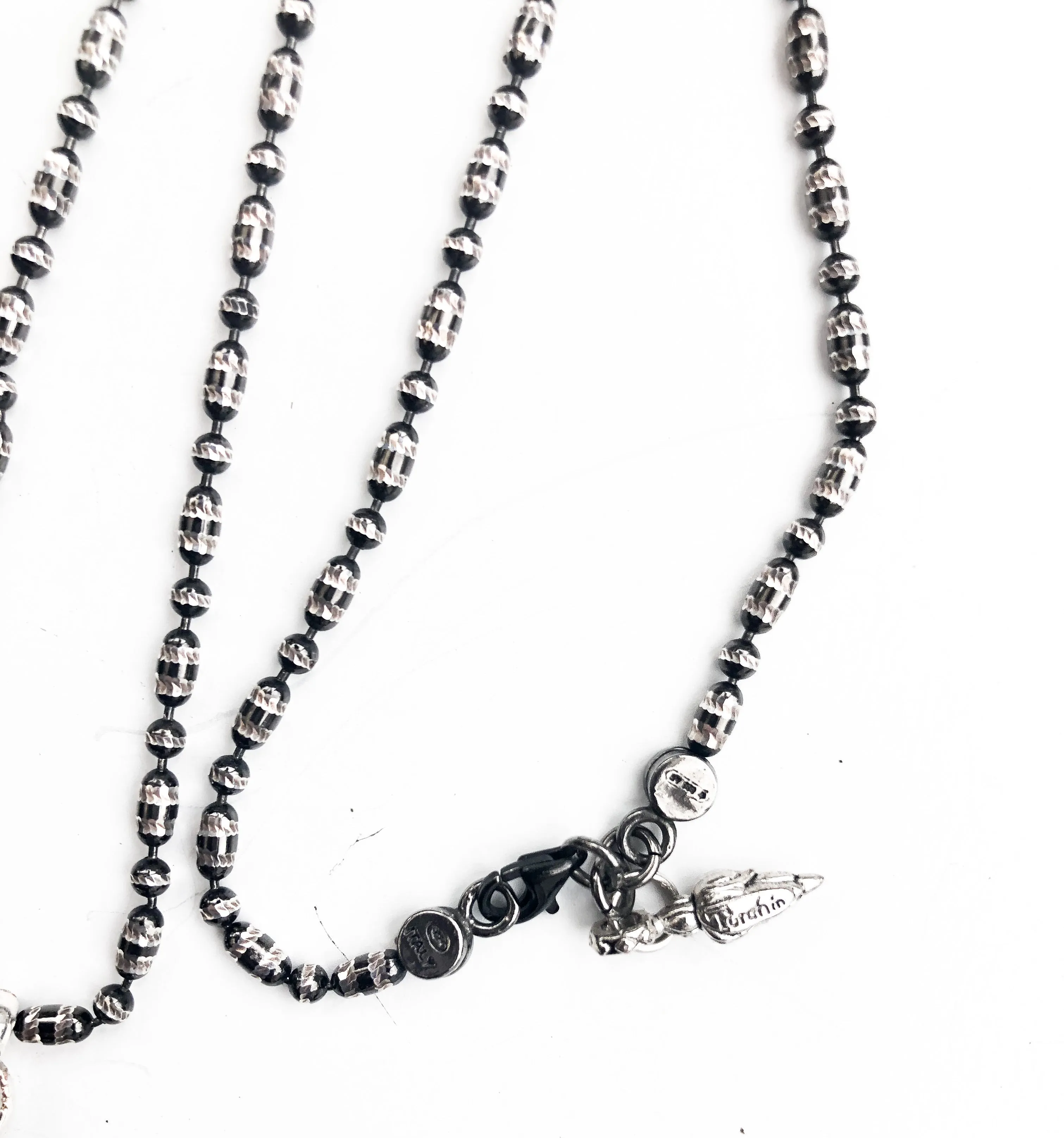 Classic Bolt Chain EyeRing Necklace