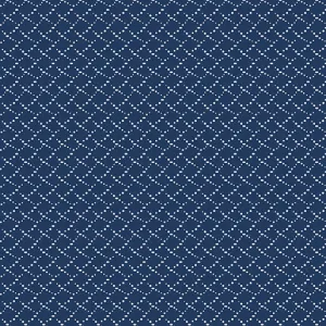 Classic Keepsakes in Blue 14658-55 Criss Cross Dots Navy Blue
