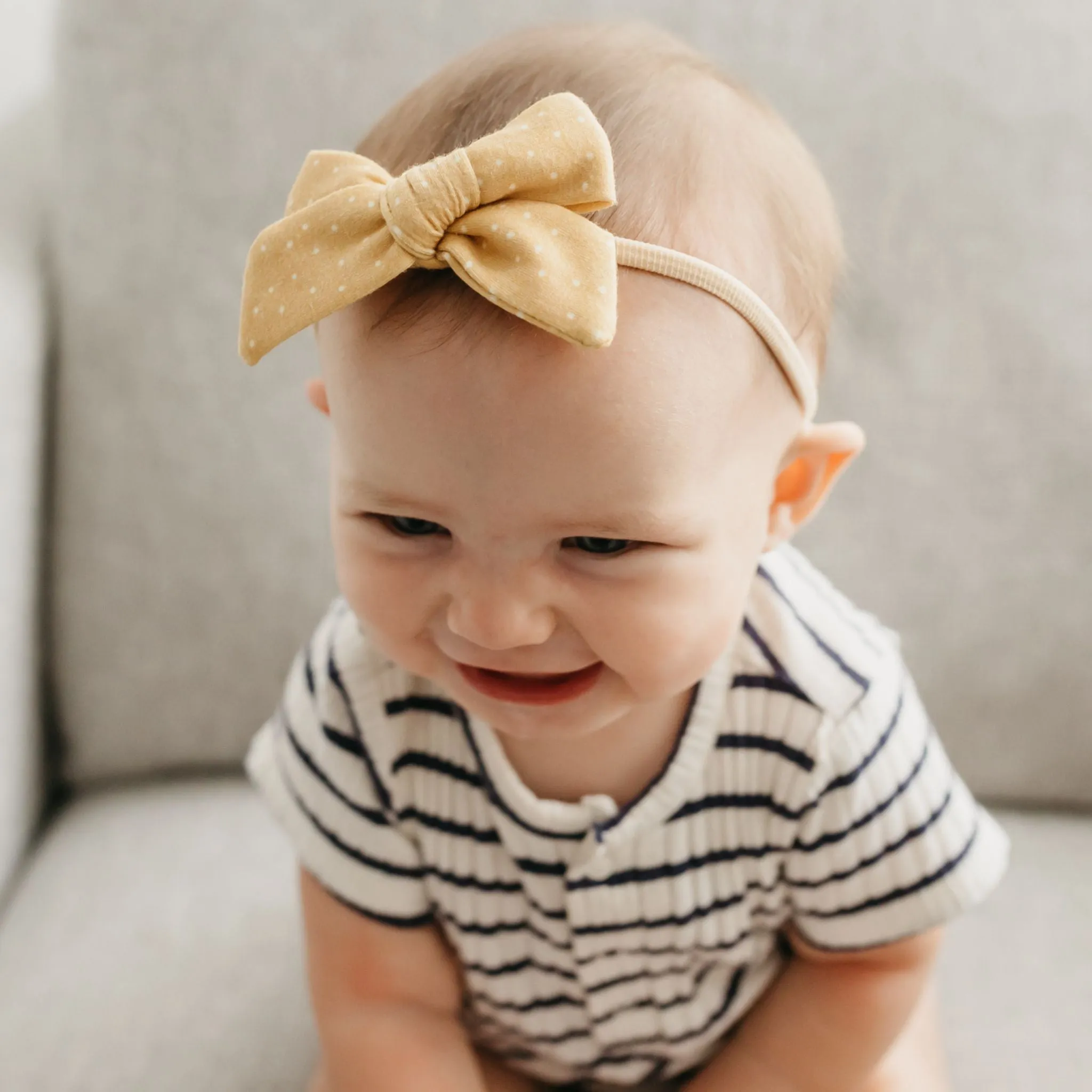 Classic Nylon Bow - Marigold