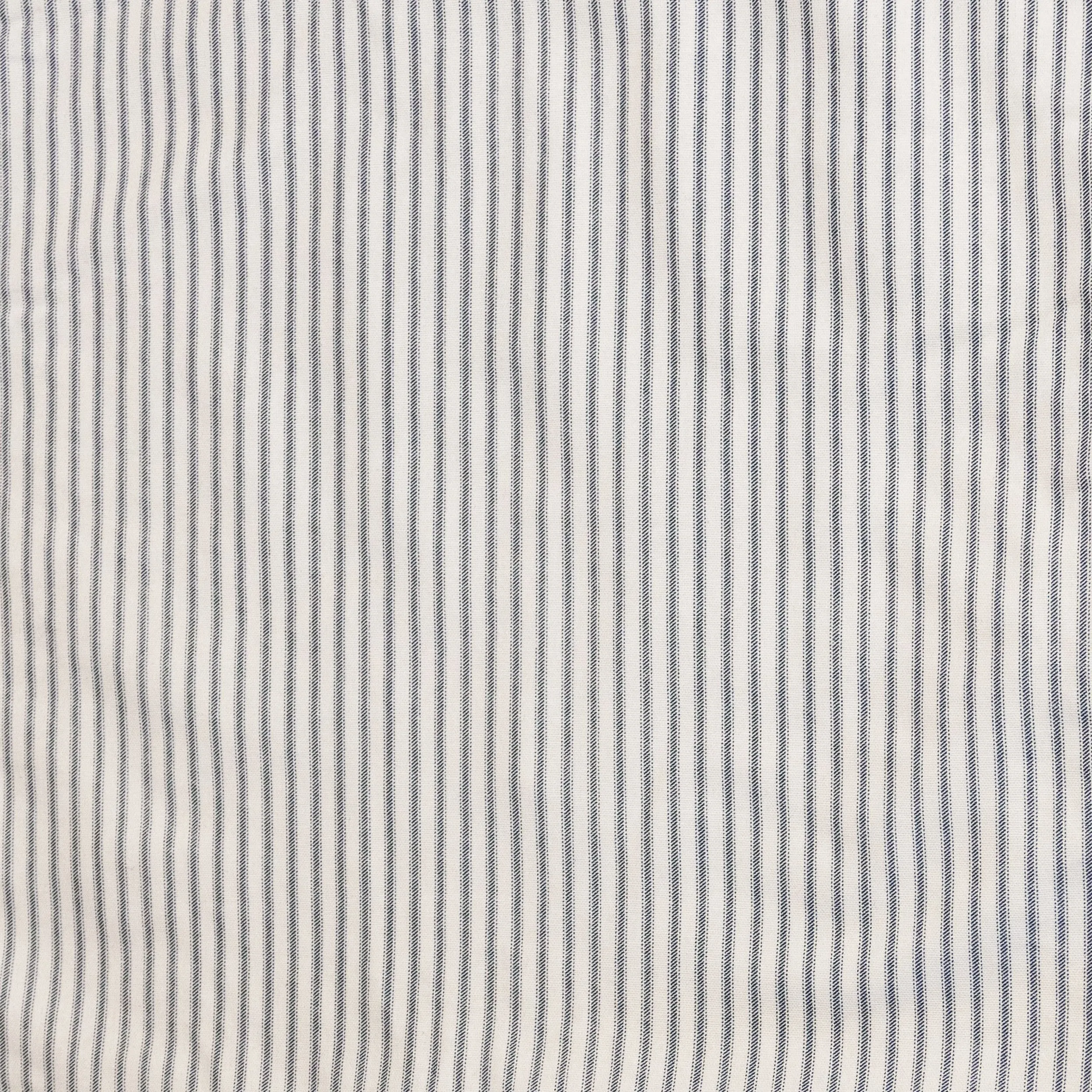 Classic Ticking White & Navy Fabric by the Yard