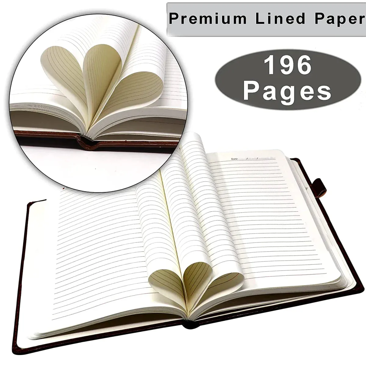 Classy Hardcover Diary   Classic Metal Pen - Black