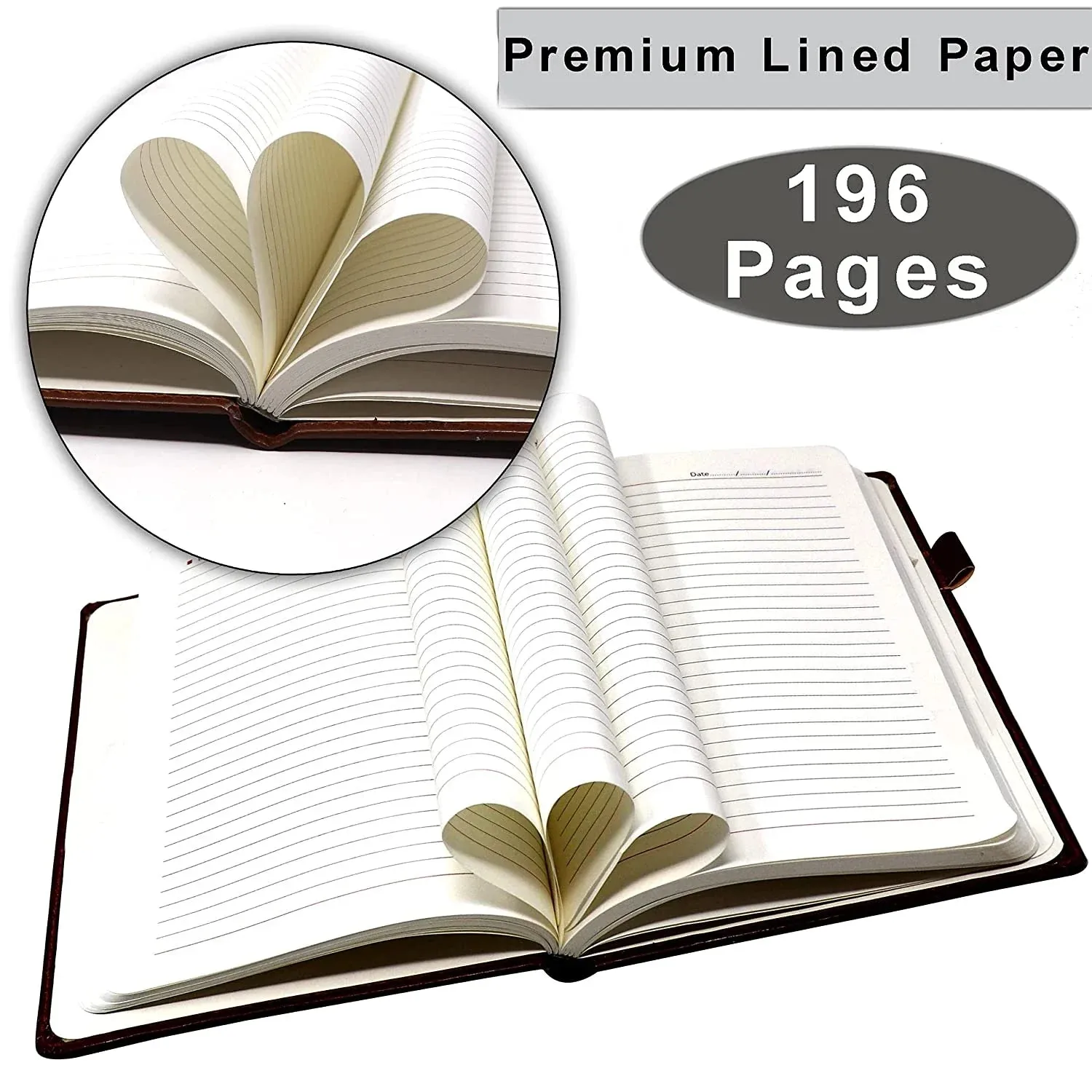 Classy Hardcover Diary   Classic Metal Pen   Classy Leather Metal Keychain - Grey