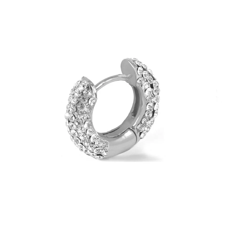 Czech Diamond Earrings Gold Plated Charm Women Beautiful Fashion Jewelry