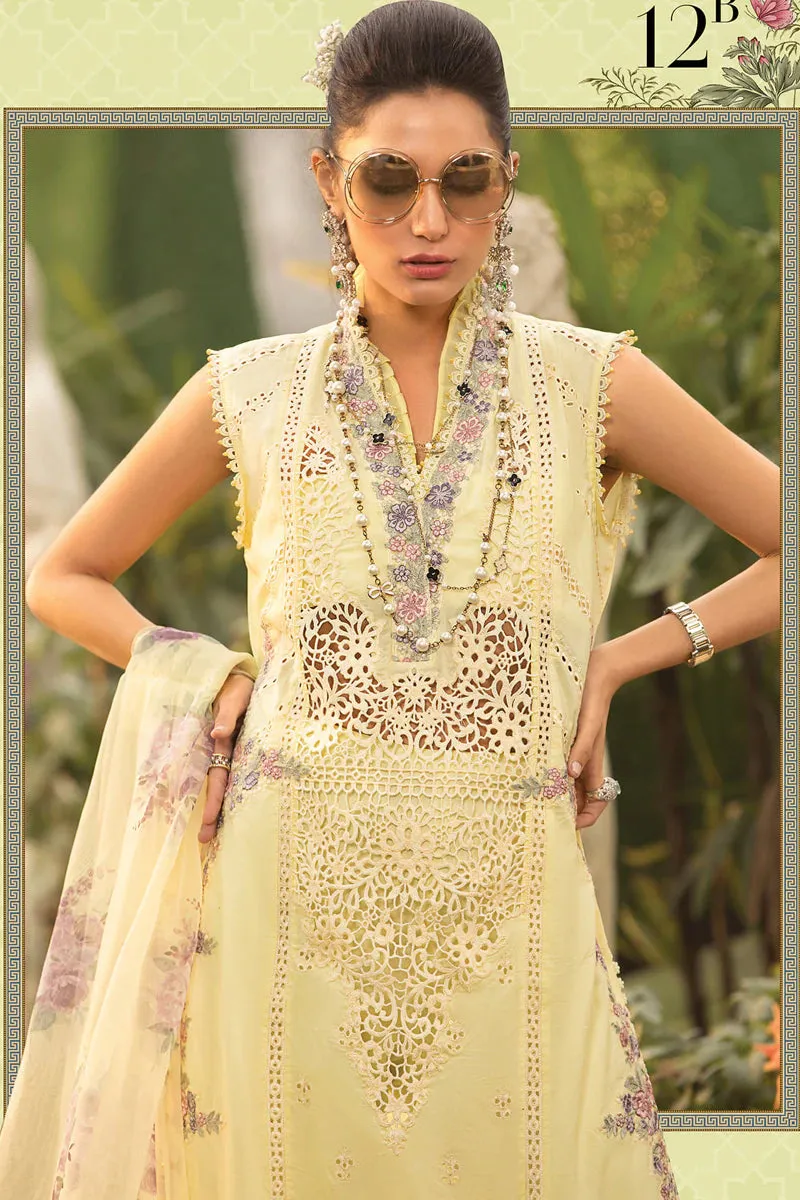 D-2212-B | Maria B Mein Teri Aan Lawn Summer Collection 22 | Unstitched Embroidered  Lawn Suits