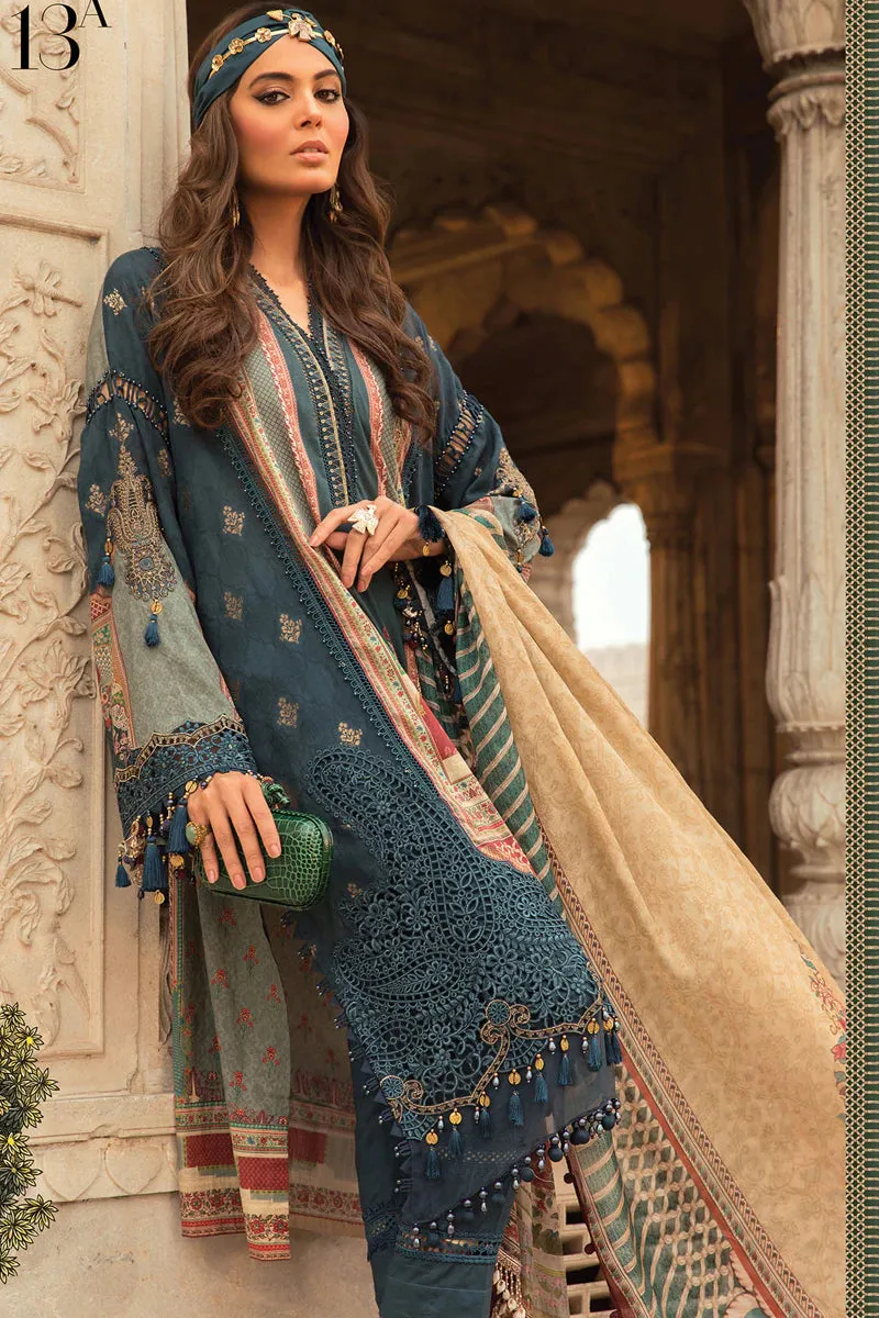 D-2213-A | Maria B Mein Teri Aan Lawn Summer Collection 22 | Unstitched Embroidered  Lawn Suits
