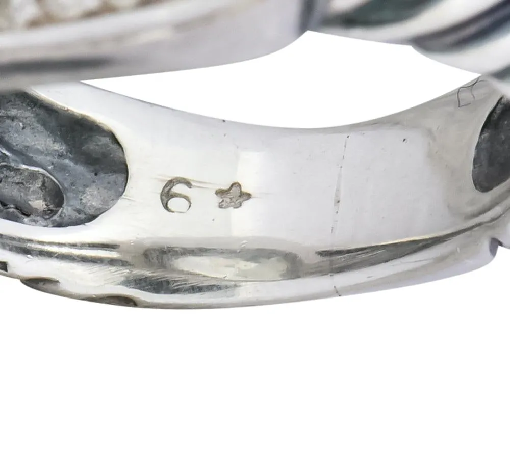 David Yurman Prasiolite Diamond Sterling Silver Albion Ring