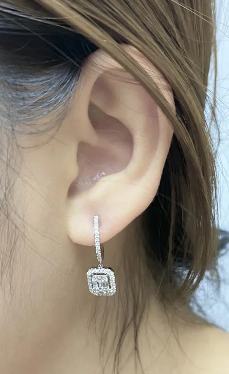 Diamond Earrings E39055