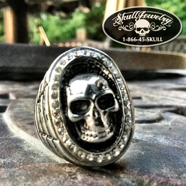 'Dust in the Wind' Skull Ring (#536)