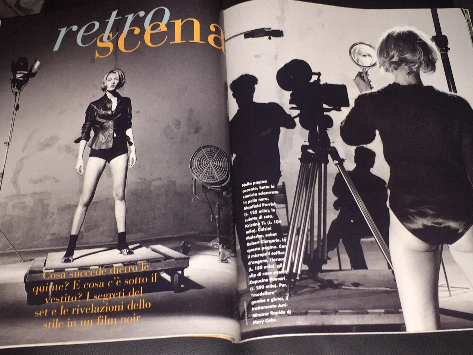 ELLE Magazine Italia January 1996 YASMEEN GHAURI Stella Tennant NADIA VASSILIEVA