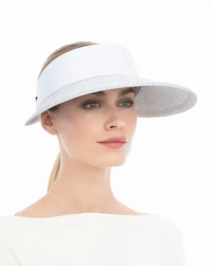 Eric Javits Champ II Visor in Ice