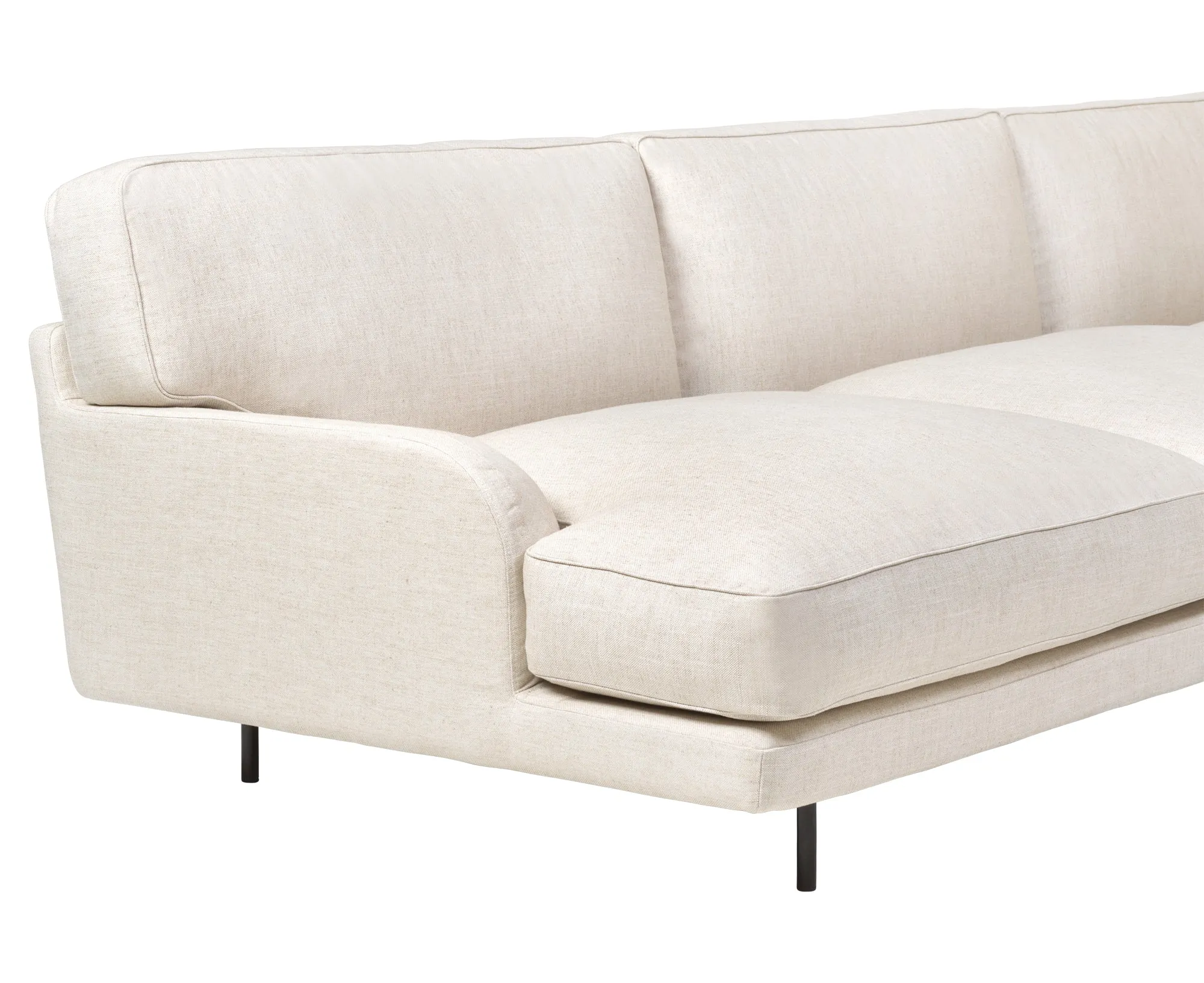Flaneur Corner Sectional Sofa - w/ Armrest