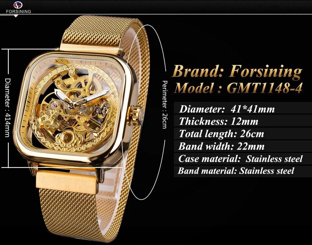 Forsining - Automatic Self-Wind Transparent Watch