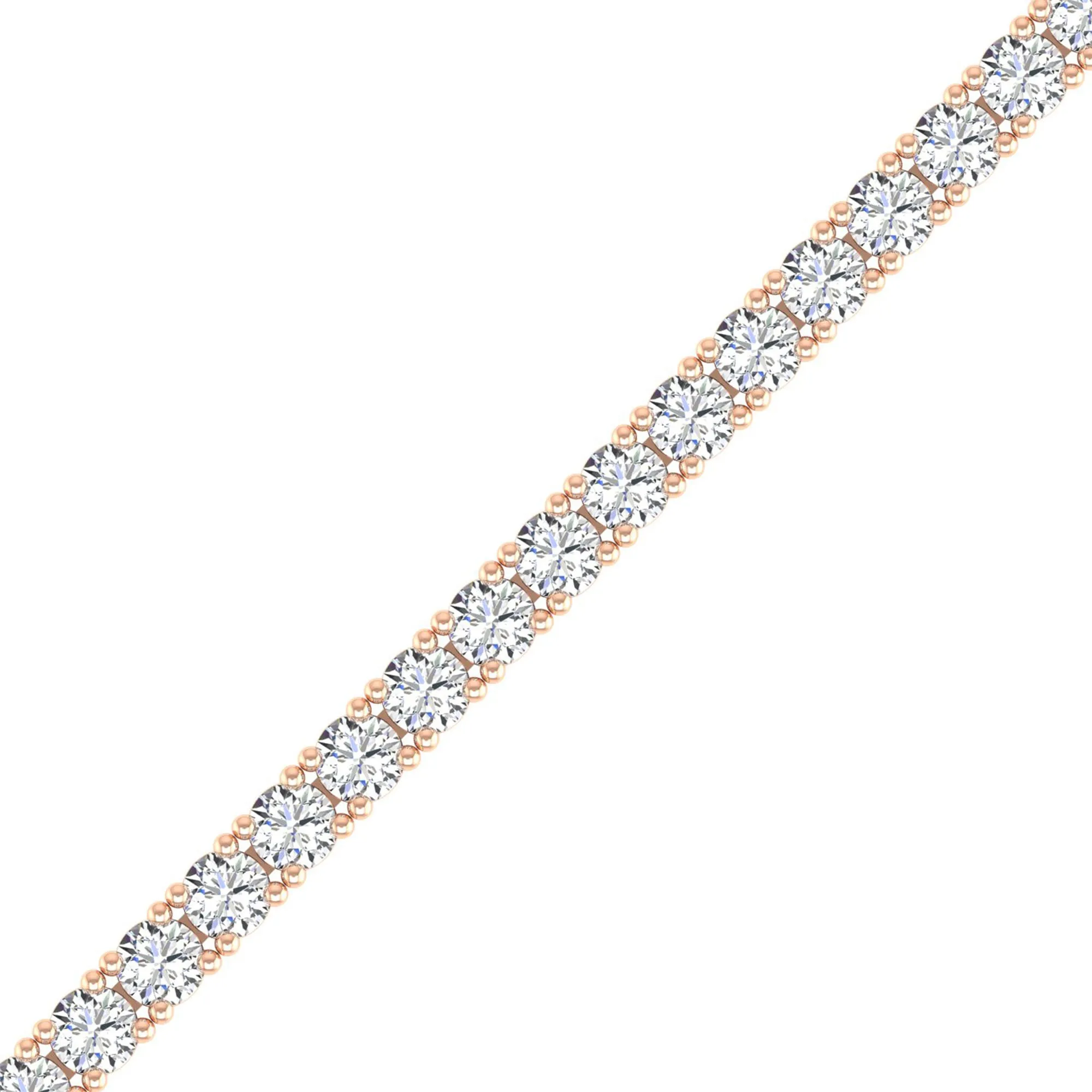 Four Prong Round Classic Tennis Bracelet