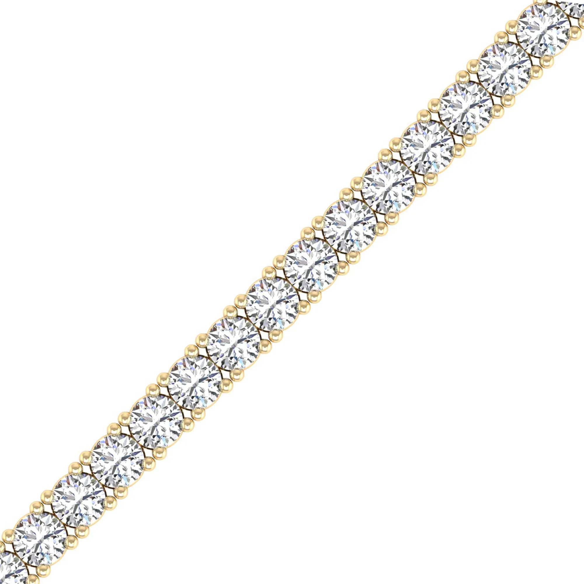 Four Prong Round Classic Tennis Bracelet