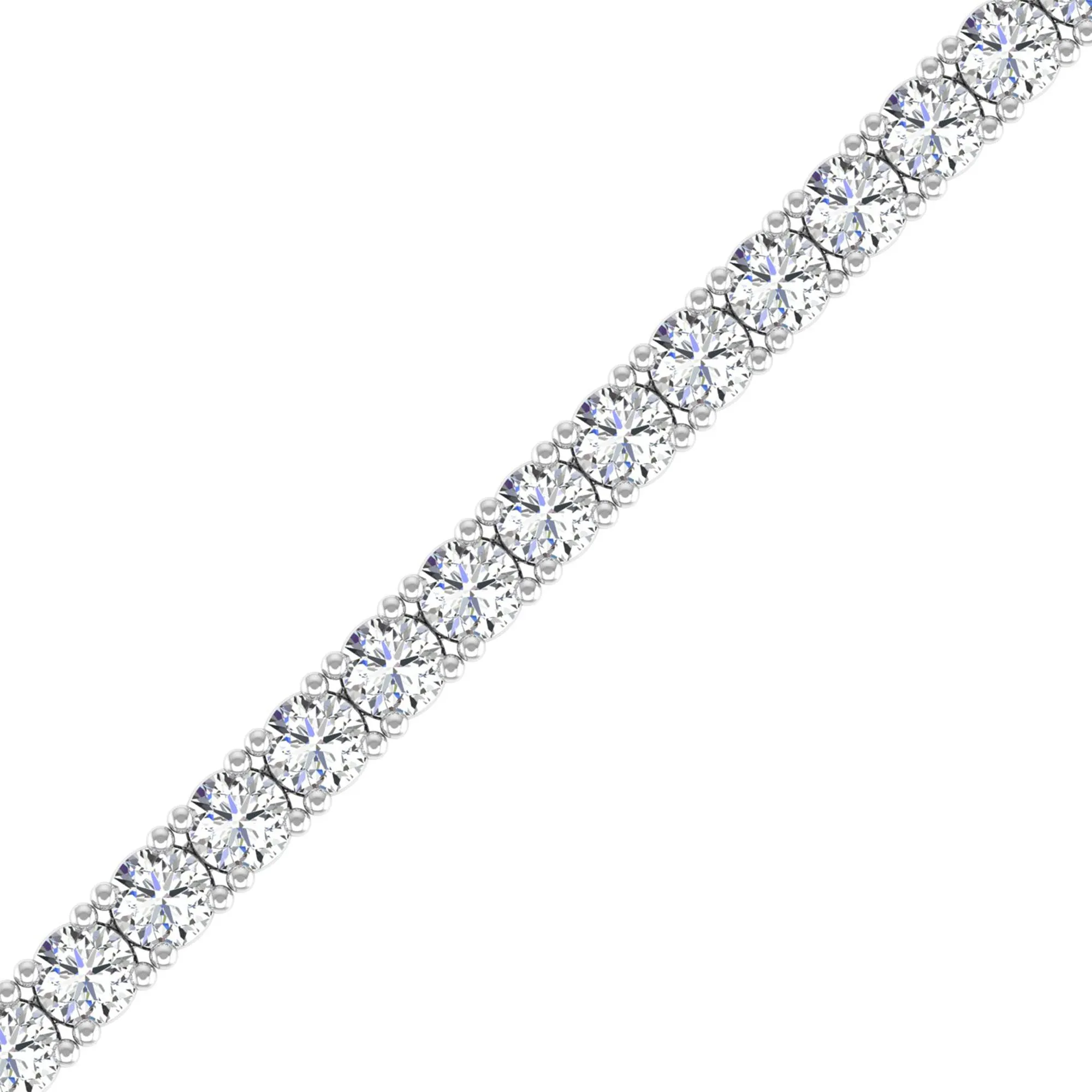 Four Prong Round Classic Tennis Bracelet