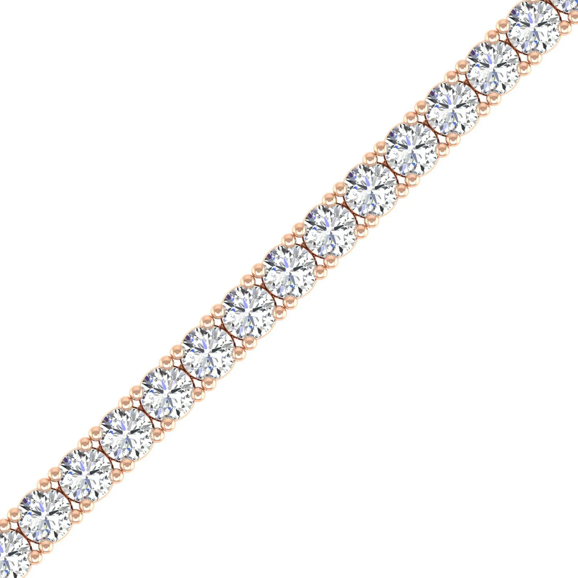Four Prong Round Classic Tennis Bracelet