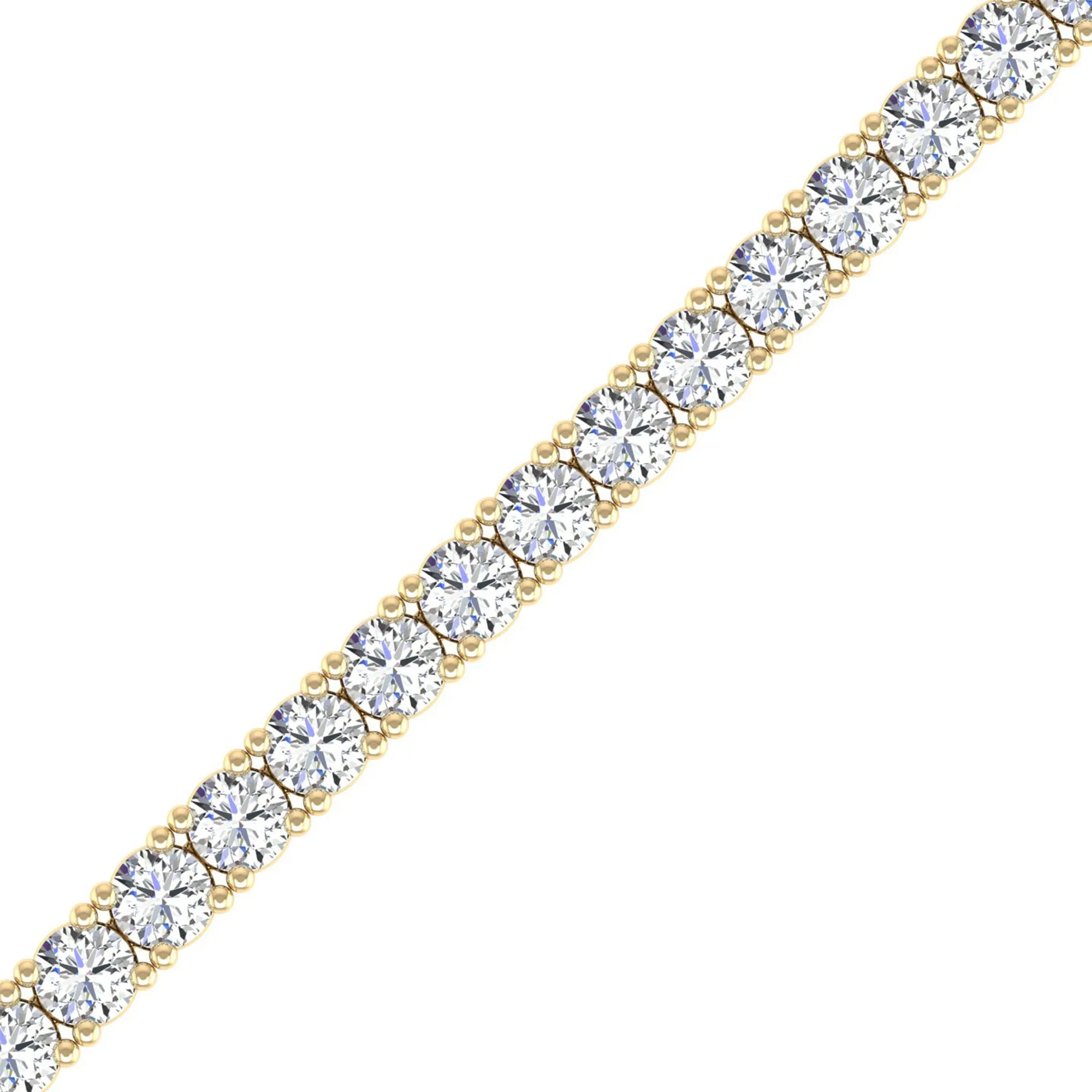 Four Prong Round Classic Tennis Bracelet