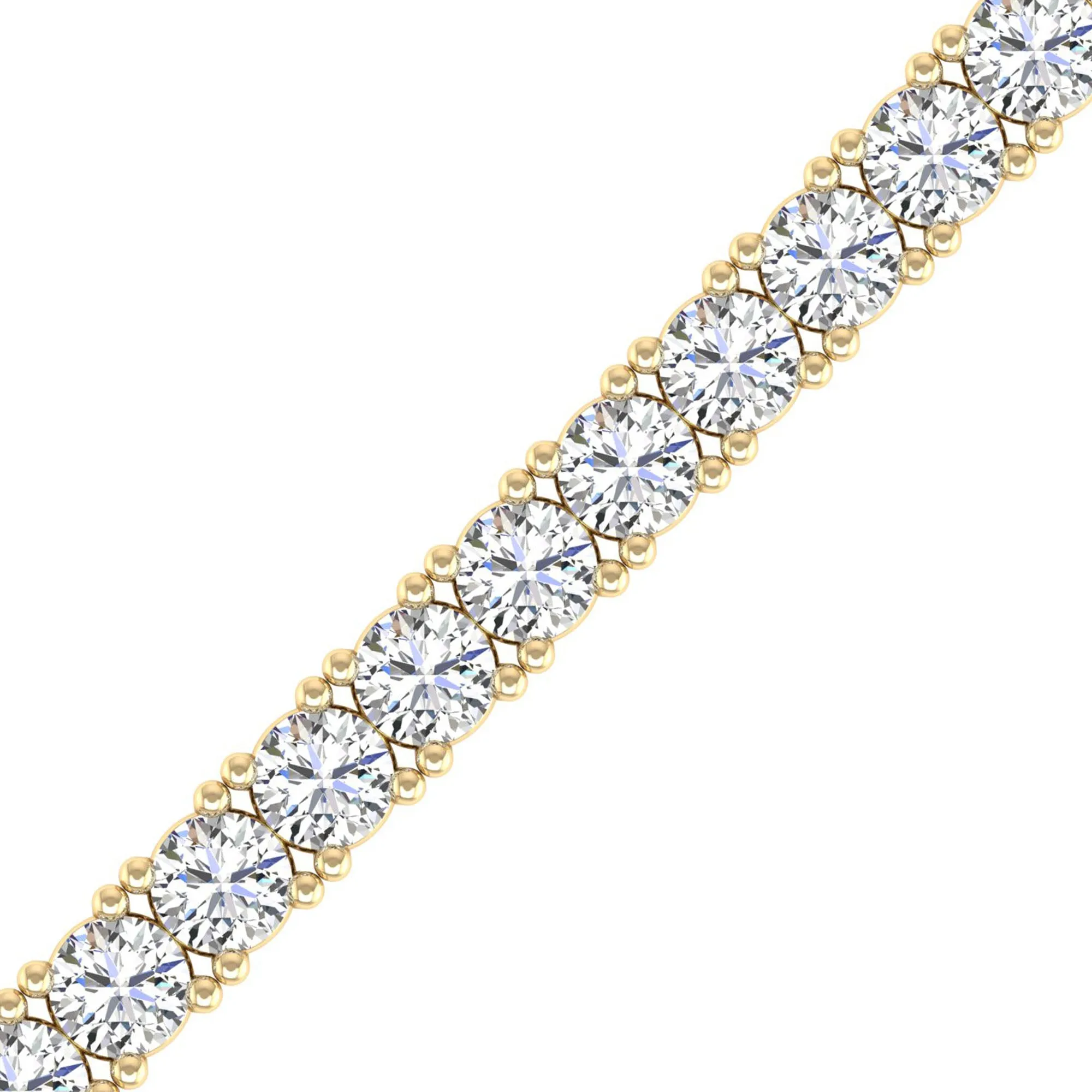 Four Prong Round Classic Tennis Bracelet