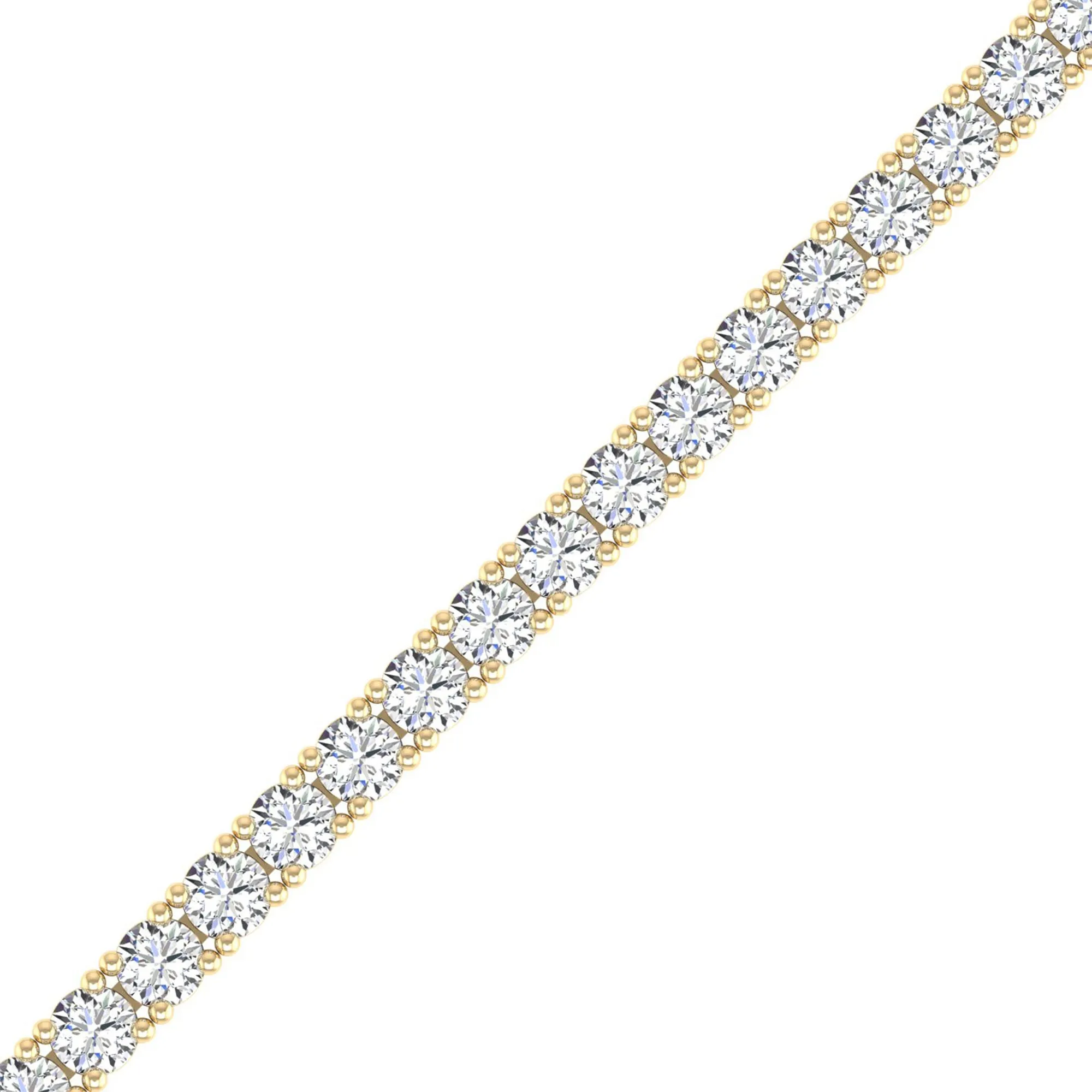 Four Prong Round Classic Tennis Bracelet