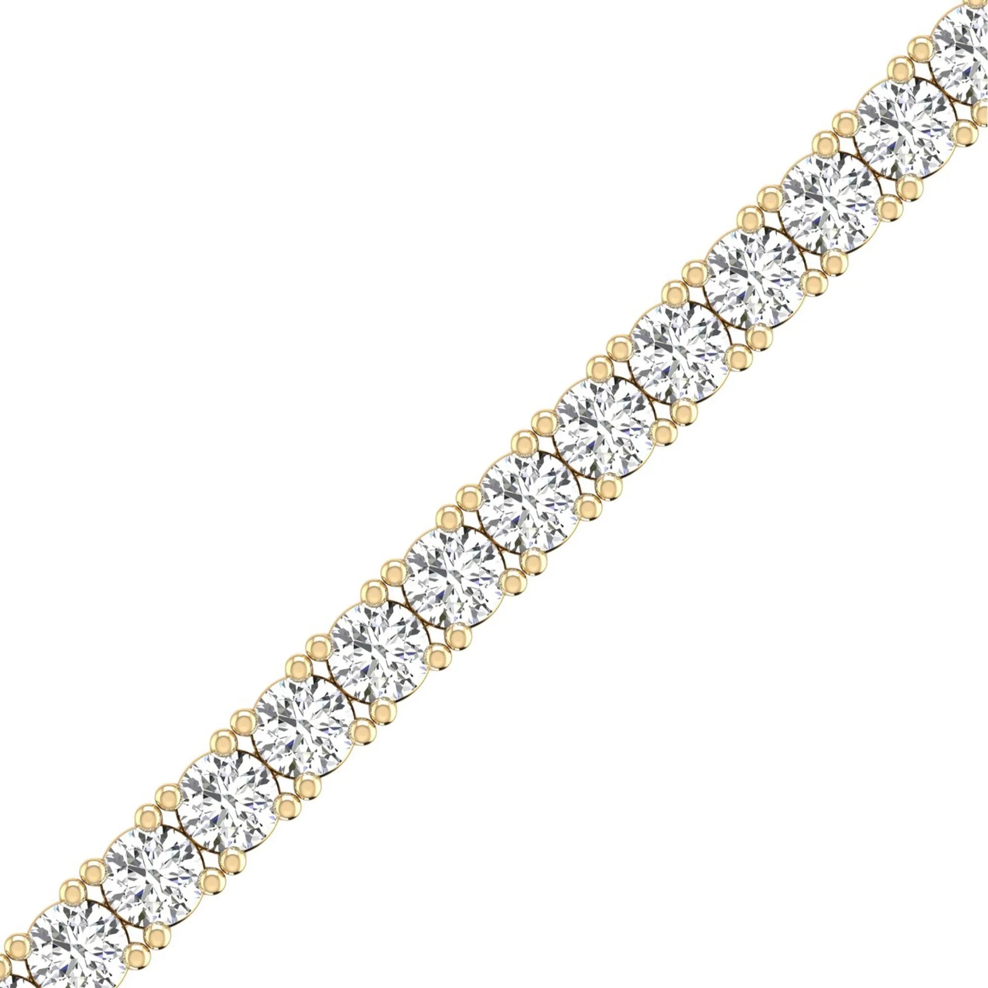 Four Prong Round Classic Tennis Bracelet