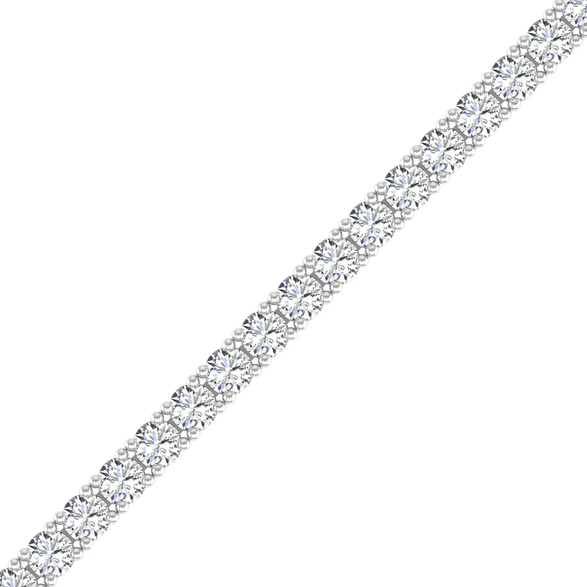 Four Prong Round Classic Tennis Bracelet