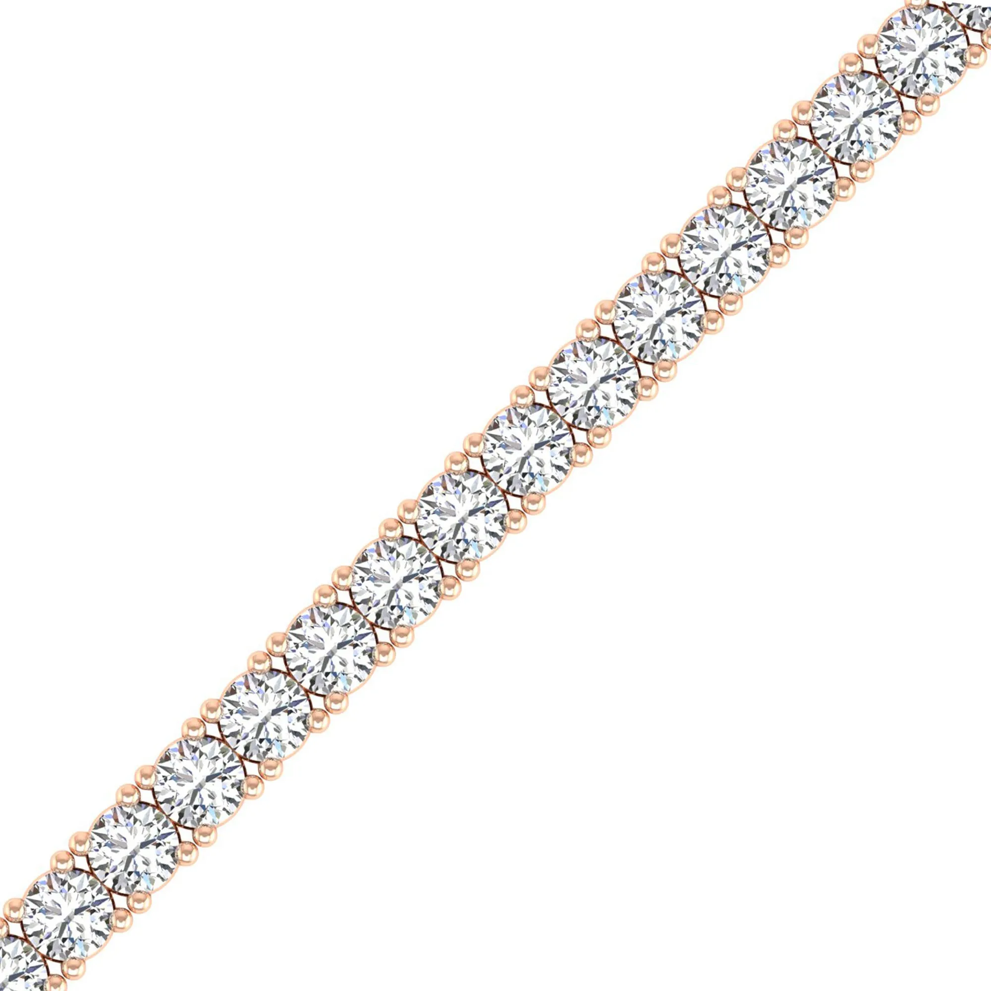 Four Prong Round Classic Tennis Bracelet
