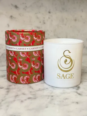Garnet 8 oz Luxury Candle by Sage