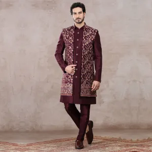 Garnet Twilight Indo-Western for Men