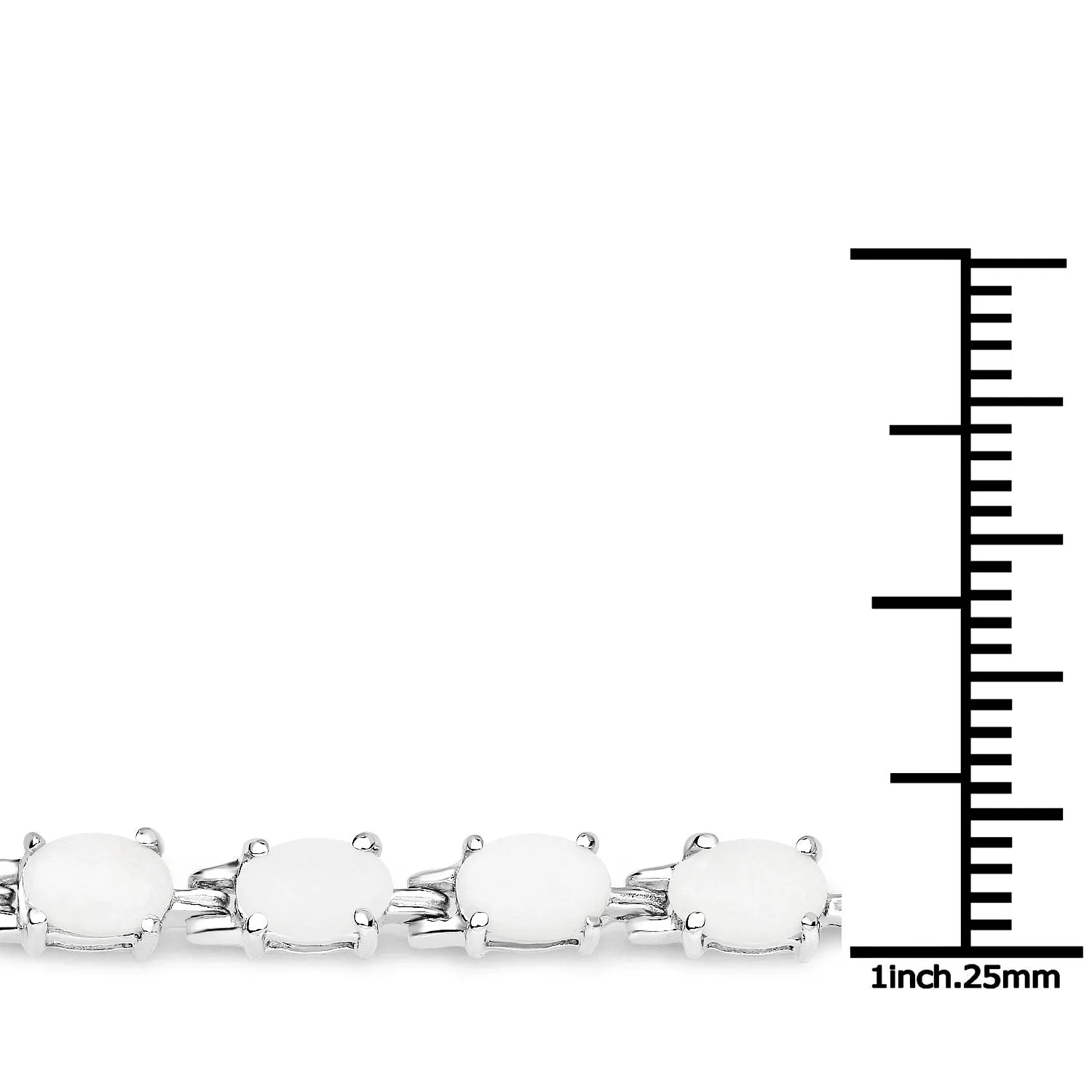 Genuine Opal Tennis Bracelet