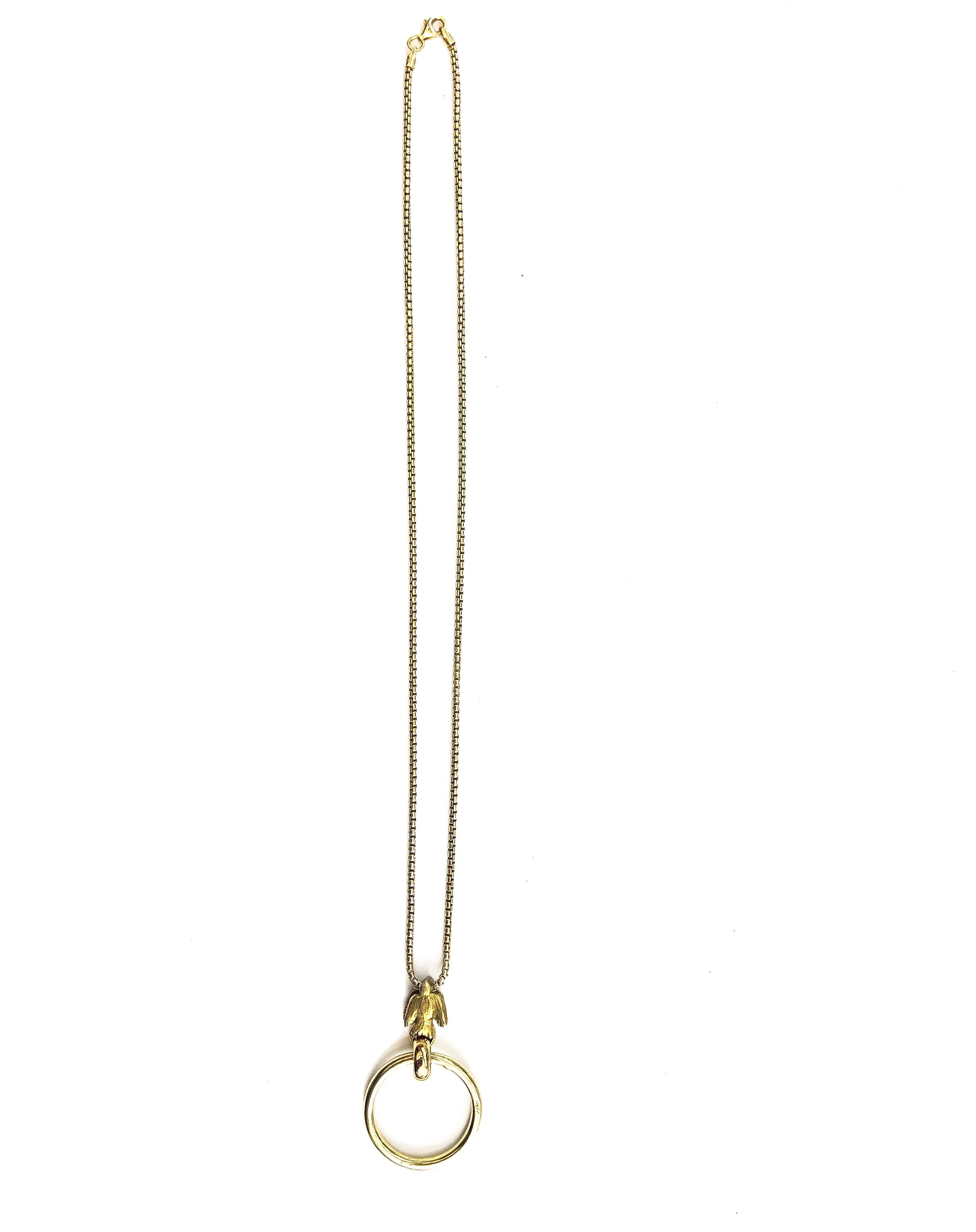 Golden Bird Of Light Necklace