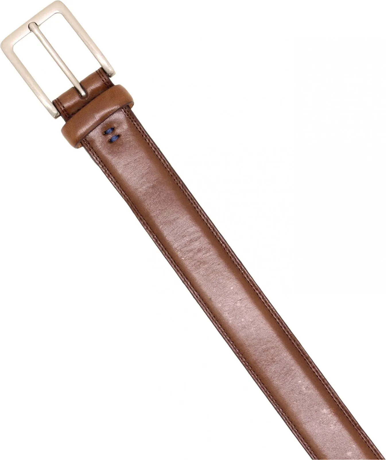 Goodfellow & Co. Men's Double-Stitch Dress or Casual Leather Belt